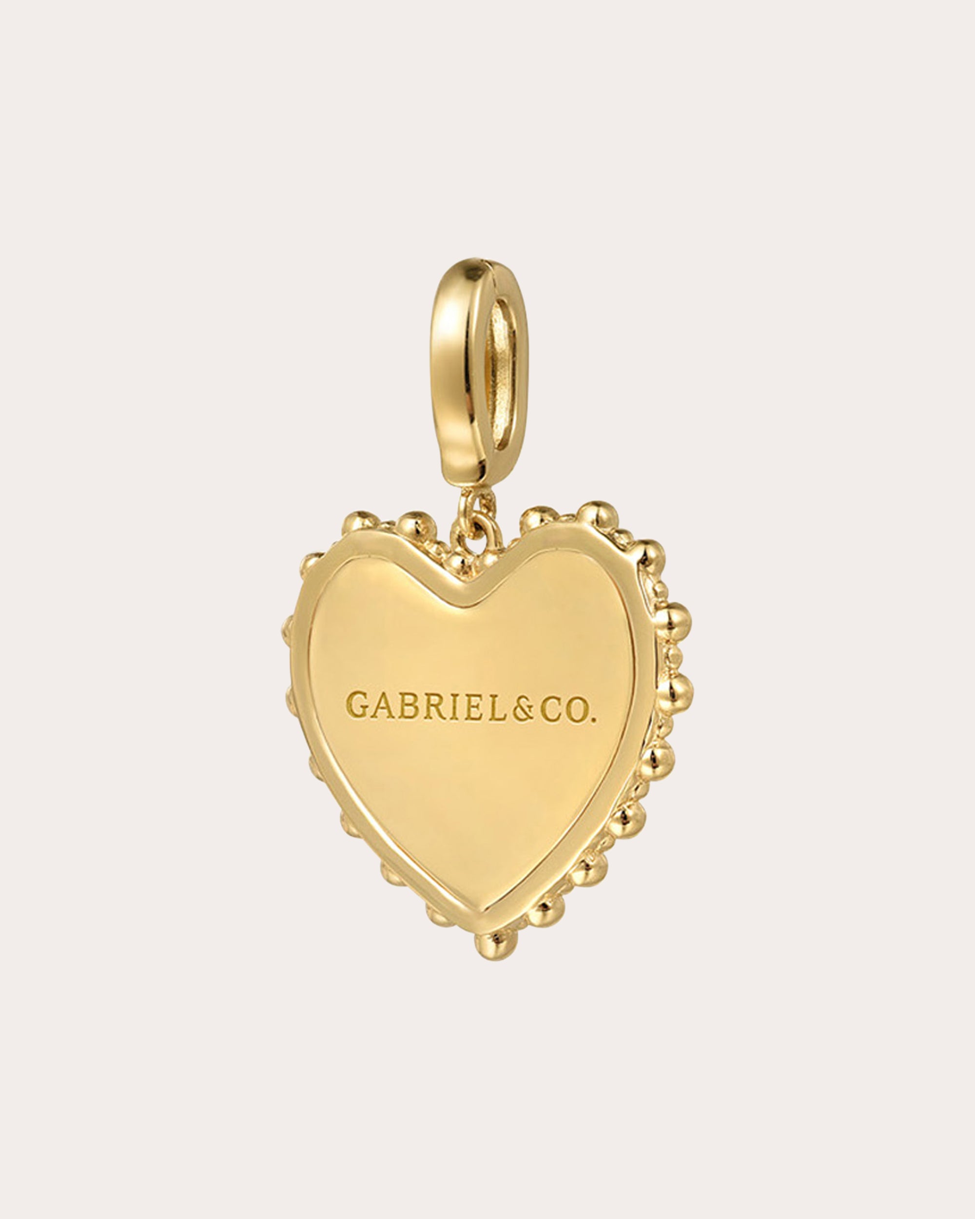 Diamond & 14k Gold Bujukan Heart Pendant