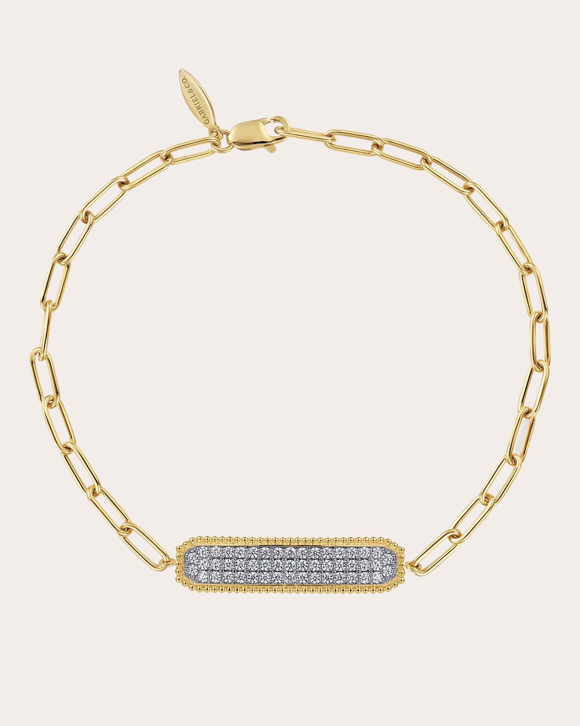 Diamond & 14k Gold Bujukan Bar Bracelet