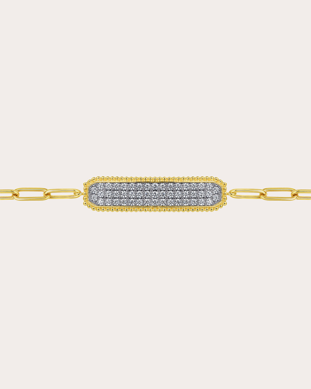Diamond & 14k Gold Bujukan Bar Bracelet