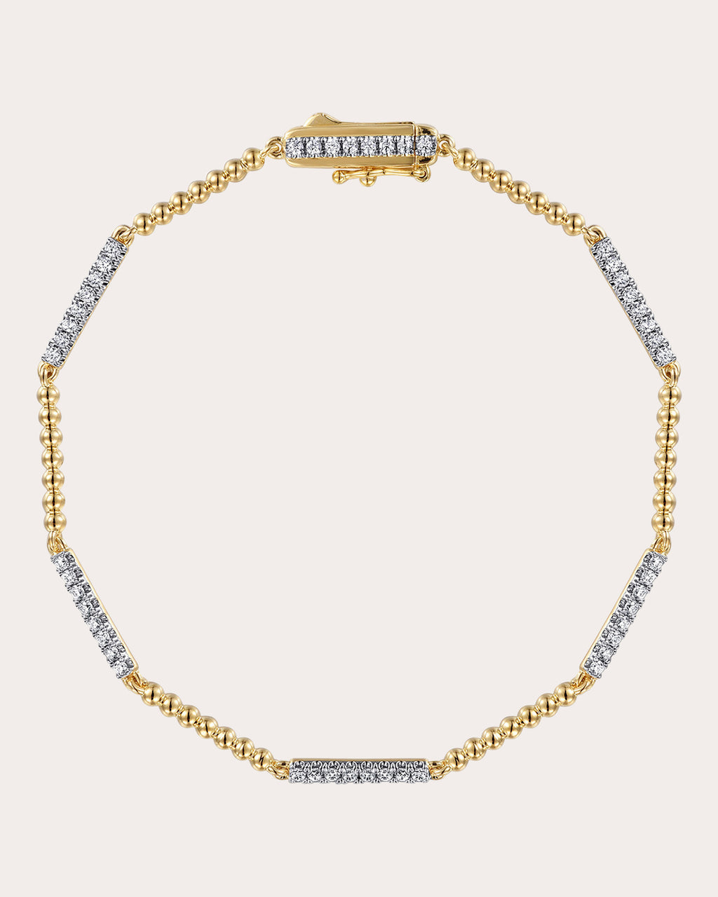 Diamond & 14k Gold Bujukan Tennis Bracelet