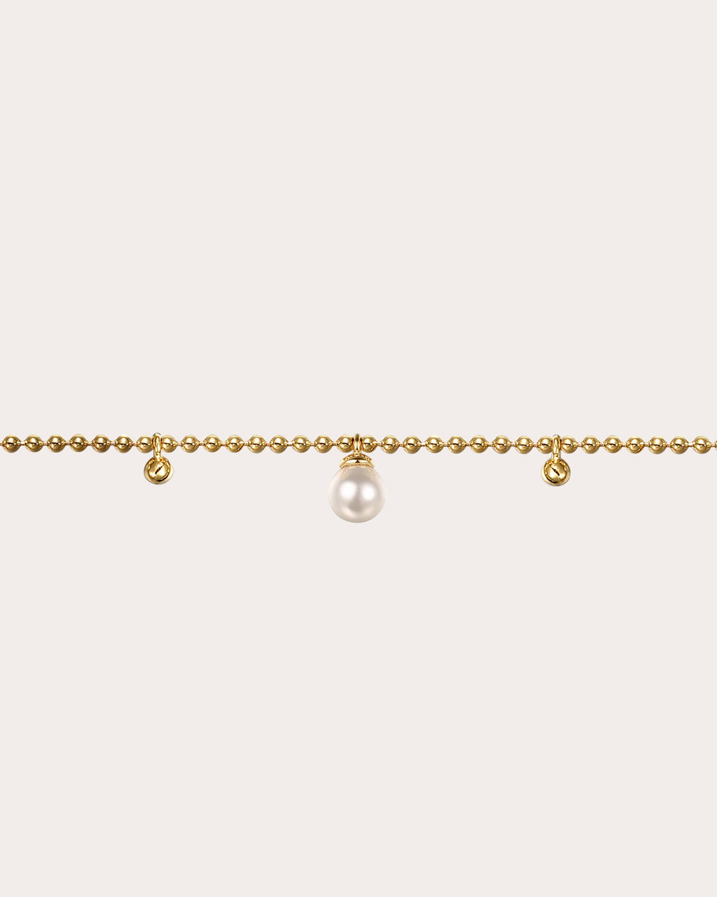 Pearl & 14k Gold Bujukan Droplet Bracelet