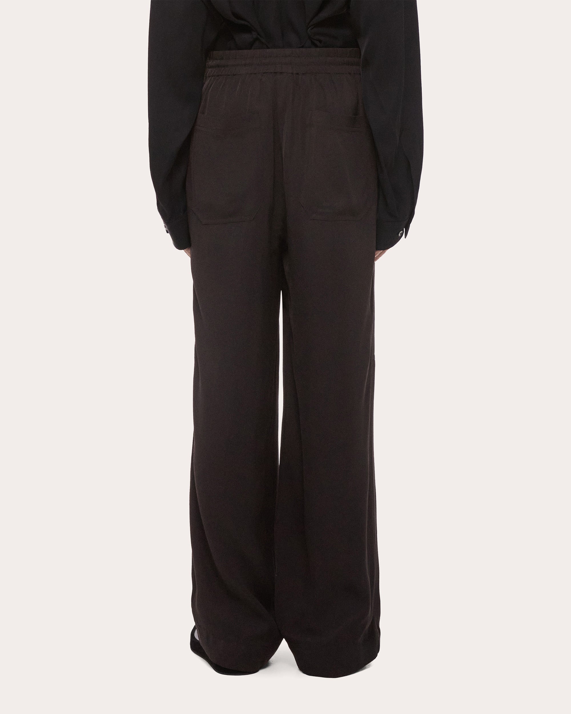 Lightweight Twill Drawstring Cargo Pants