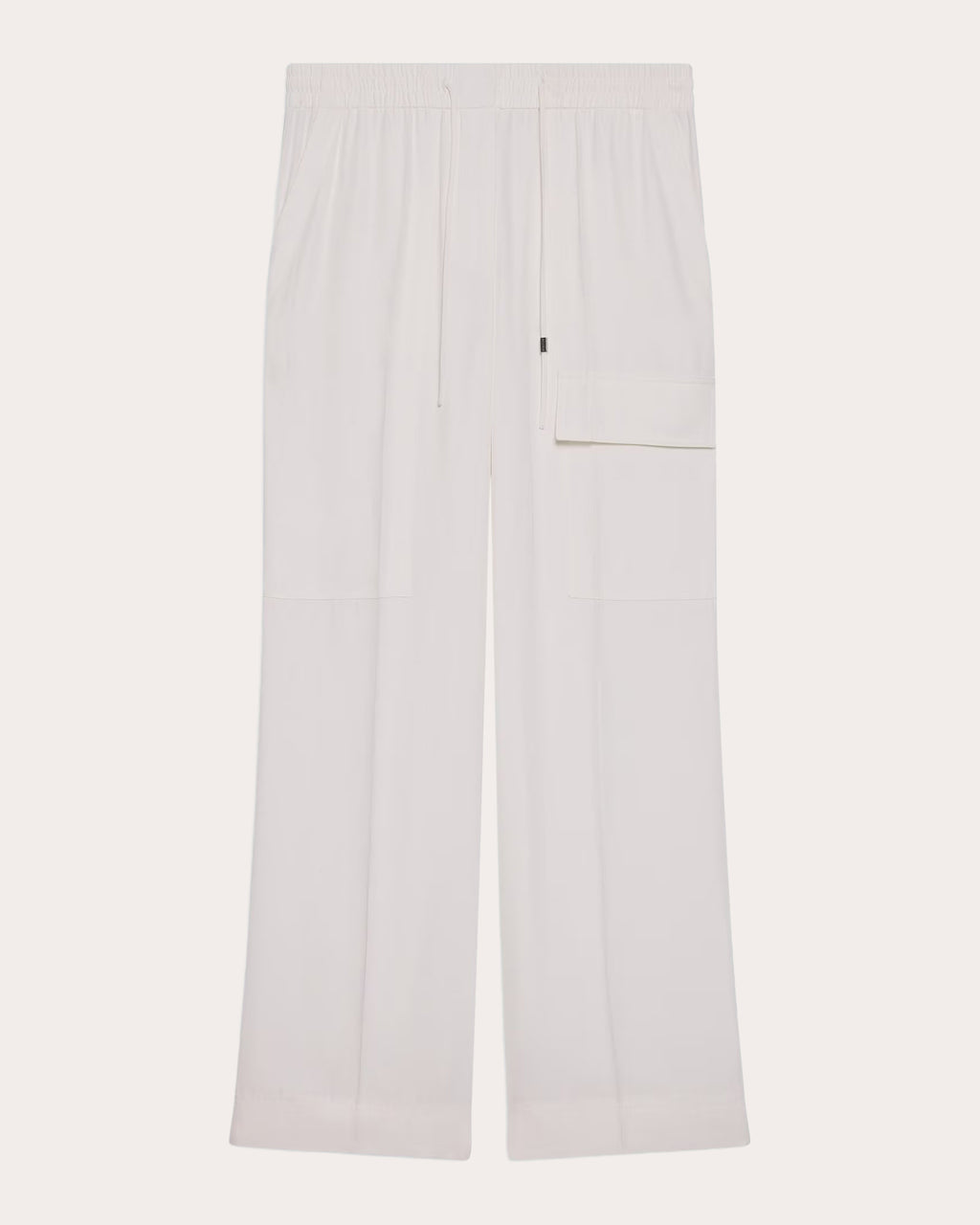 Lightweight Twill Drawstring Cargo Pants