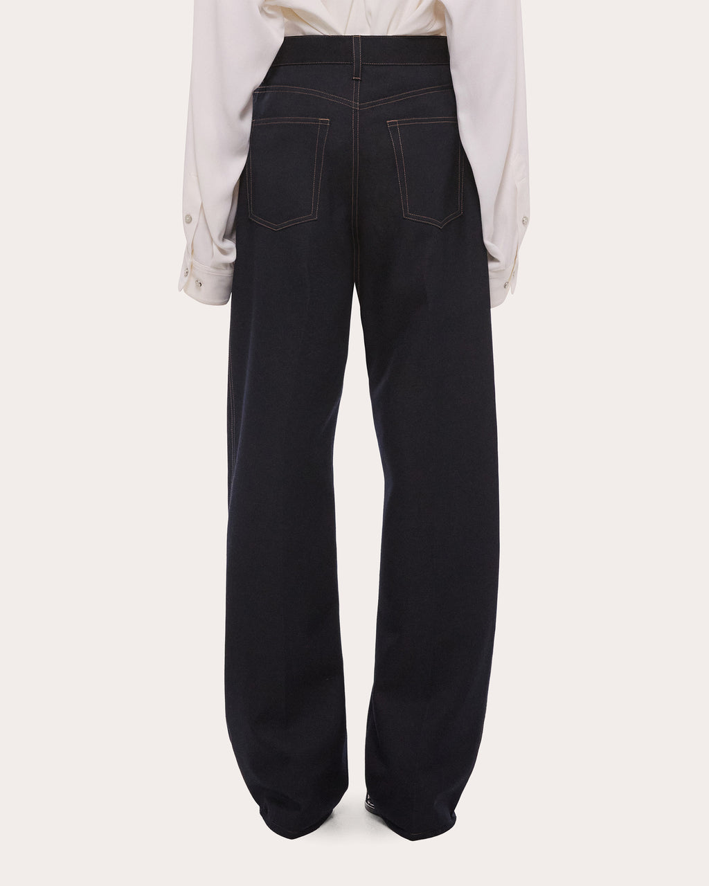 Relaxed Bootcut Trousers