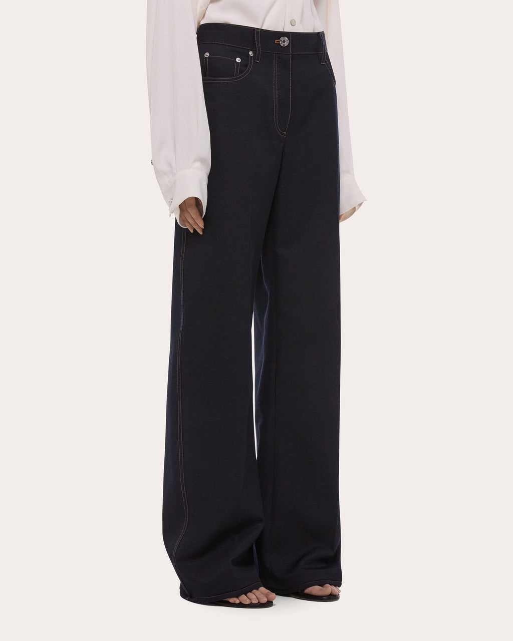 Relaxed Bootcut Trousers