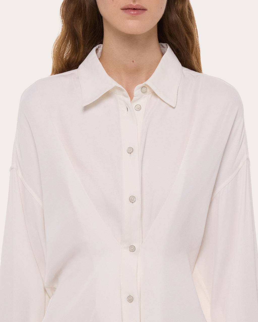 Lightweight Twill Cinched Shirt