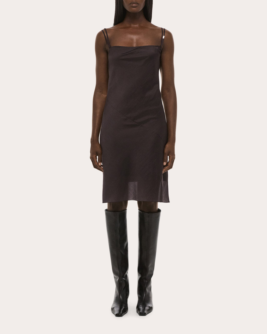 Airy Voile Mini Slip Dress
