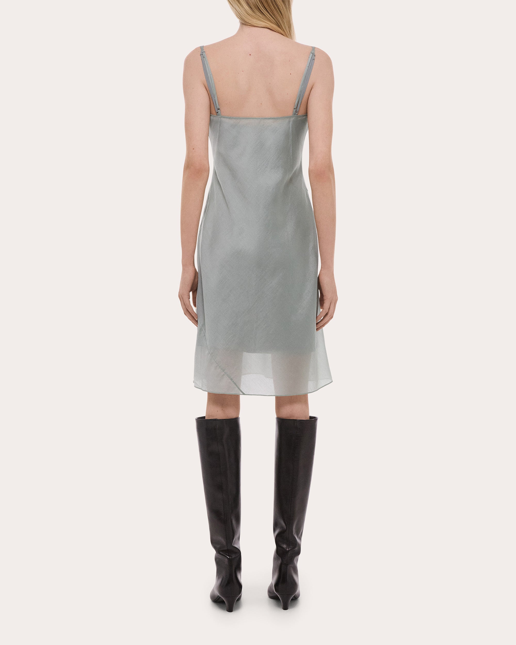 Airy Voile Mini Slip Dress