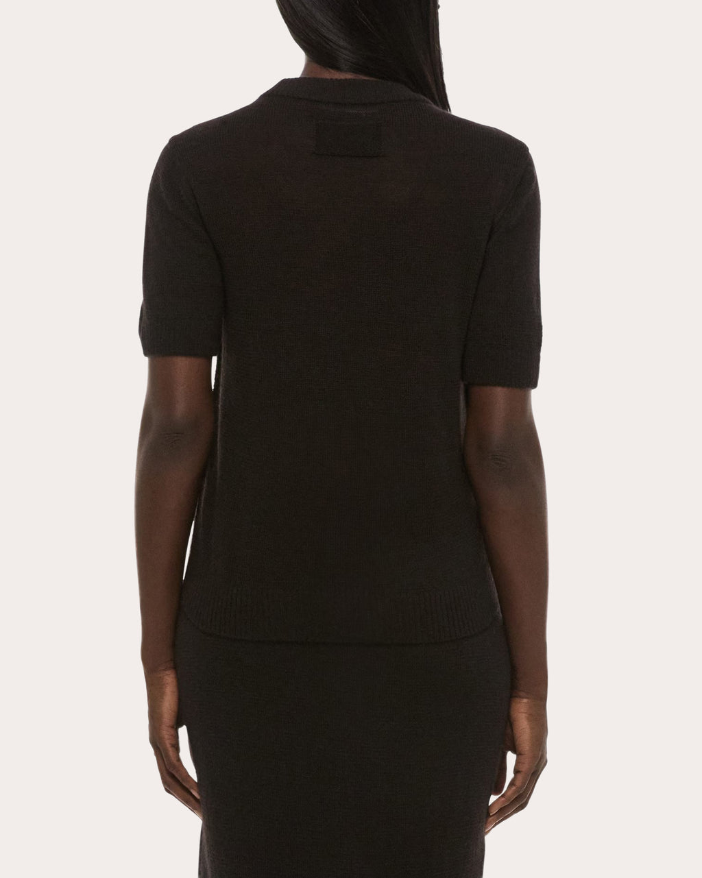 Sheer Wool Knit Baby Tee