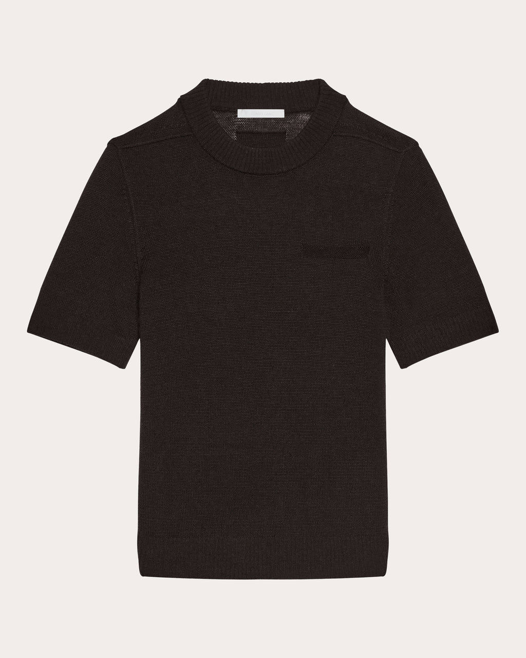 Sheer Wool Knit Baby Tee