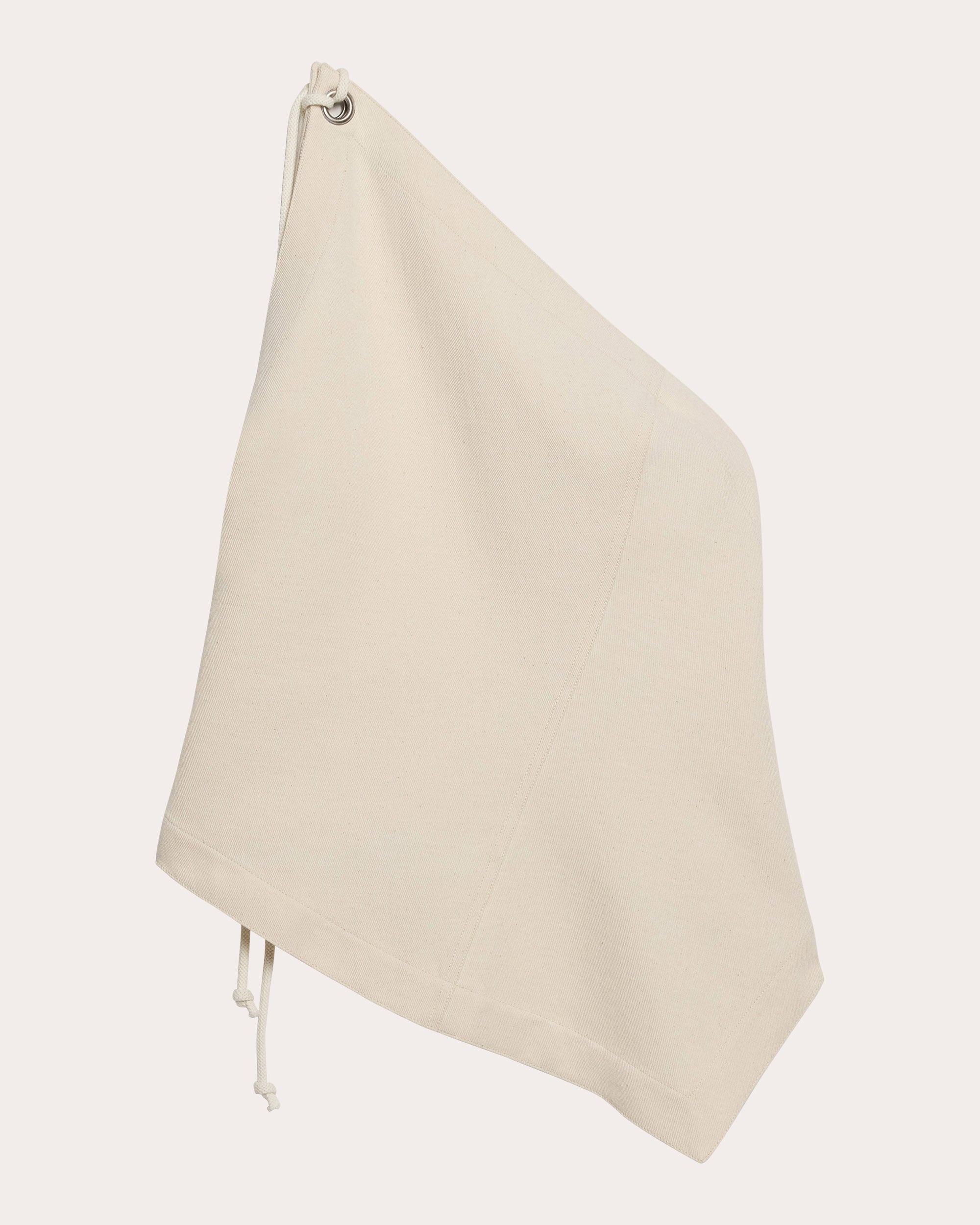Cotton Twill Asymmetric Sailor Top