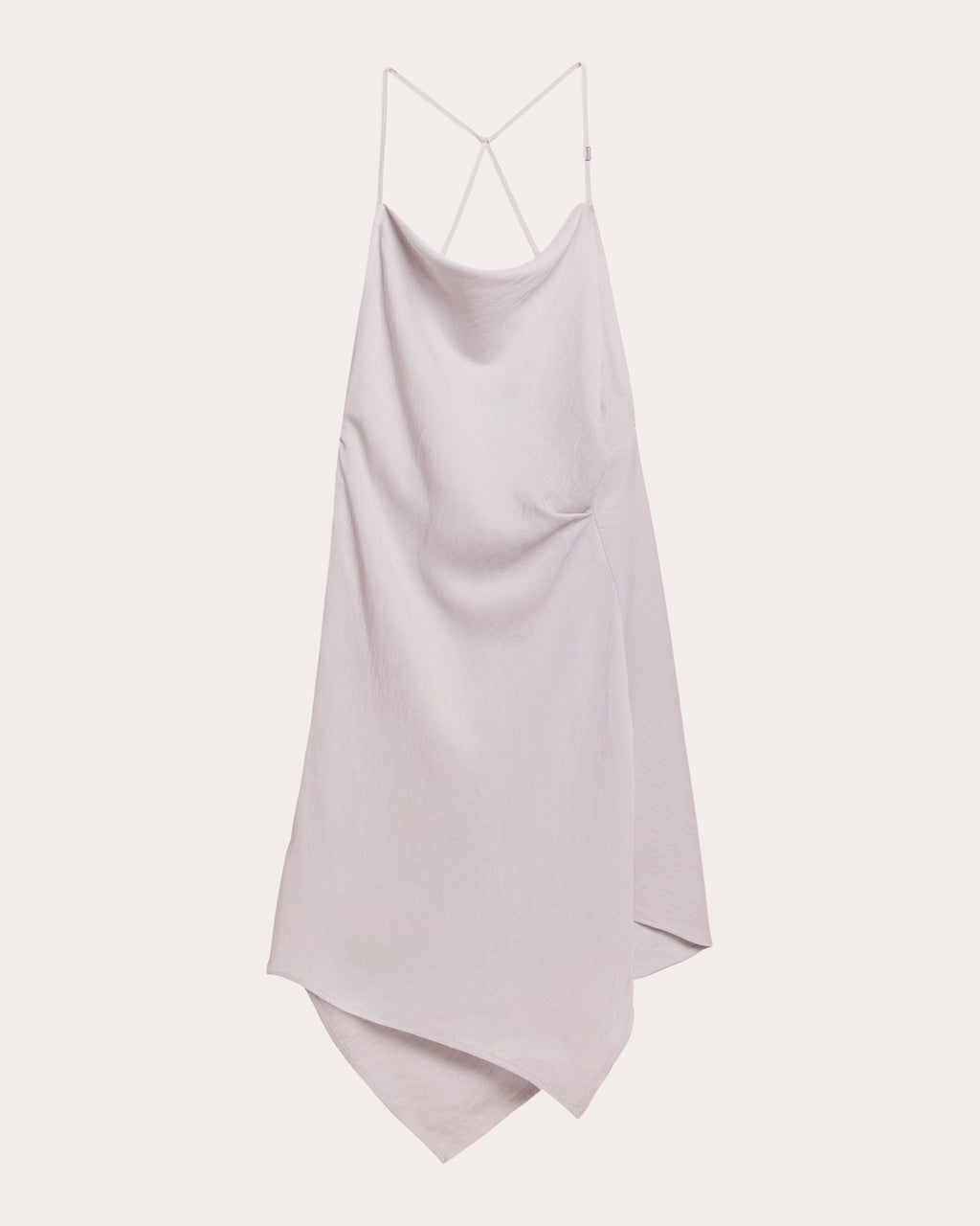 Twill Knotted Handkerchief Slip Dress