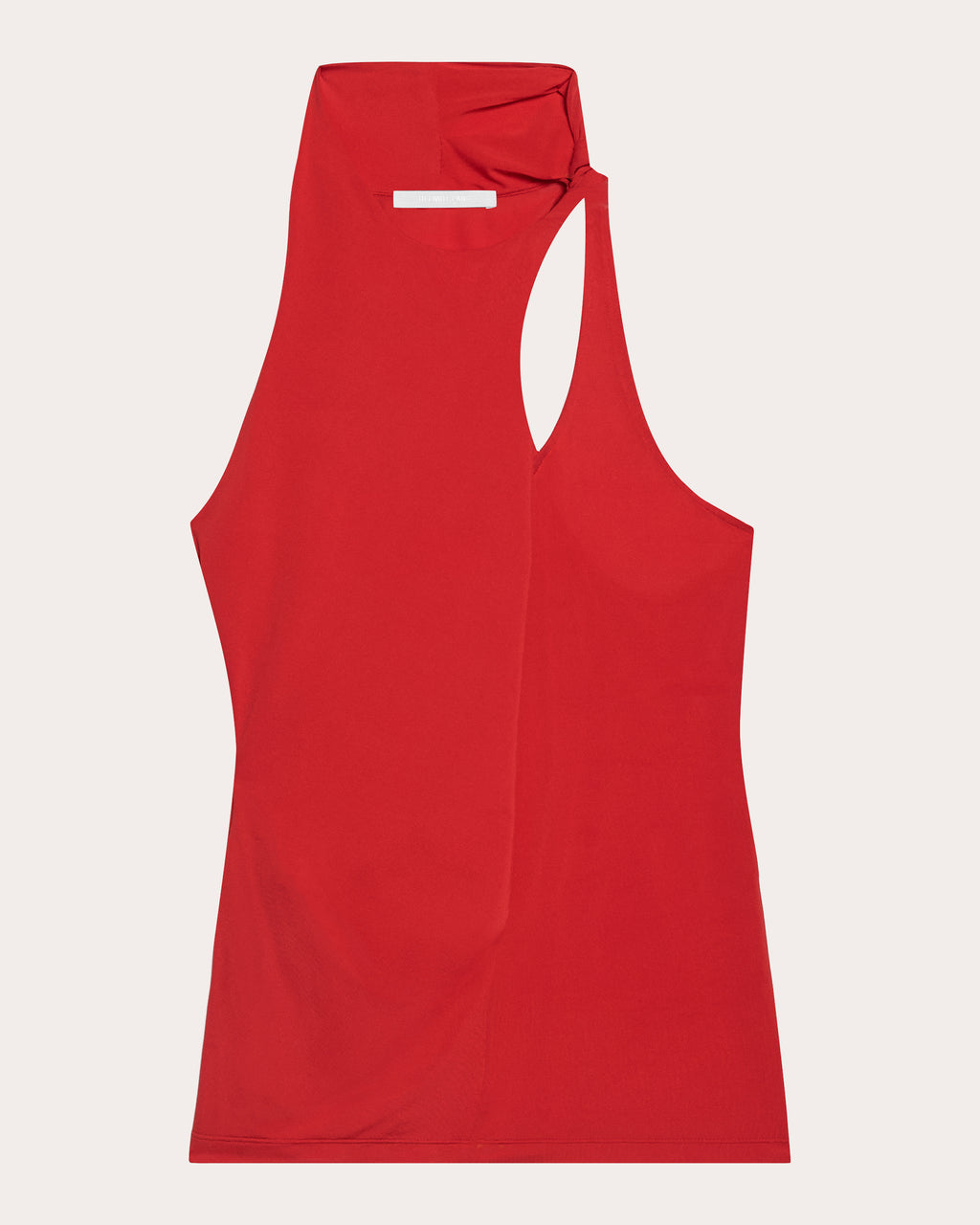 Jersey Asymmetric Twist Tank Top
