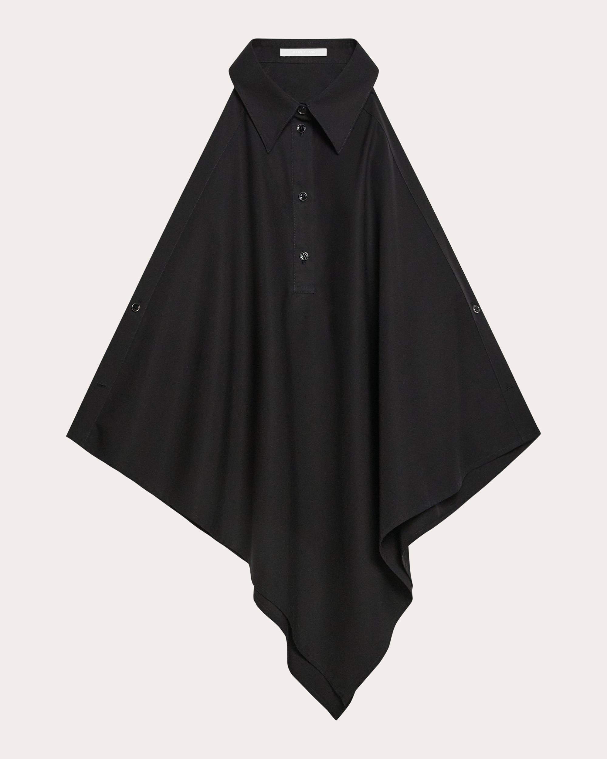 Poplin Collared Scarf Top