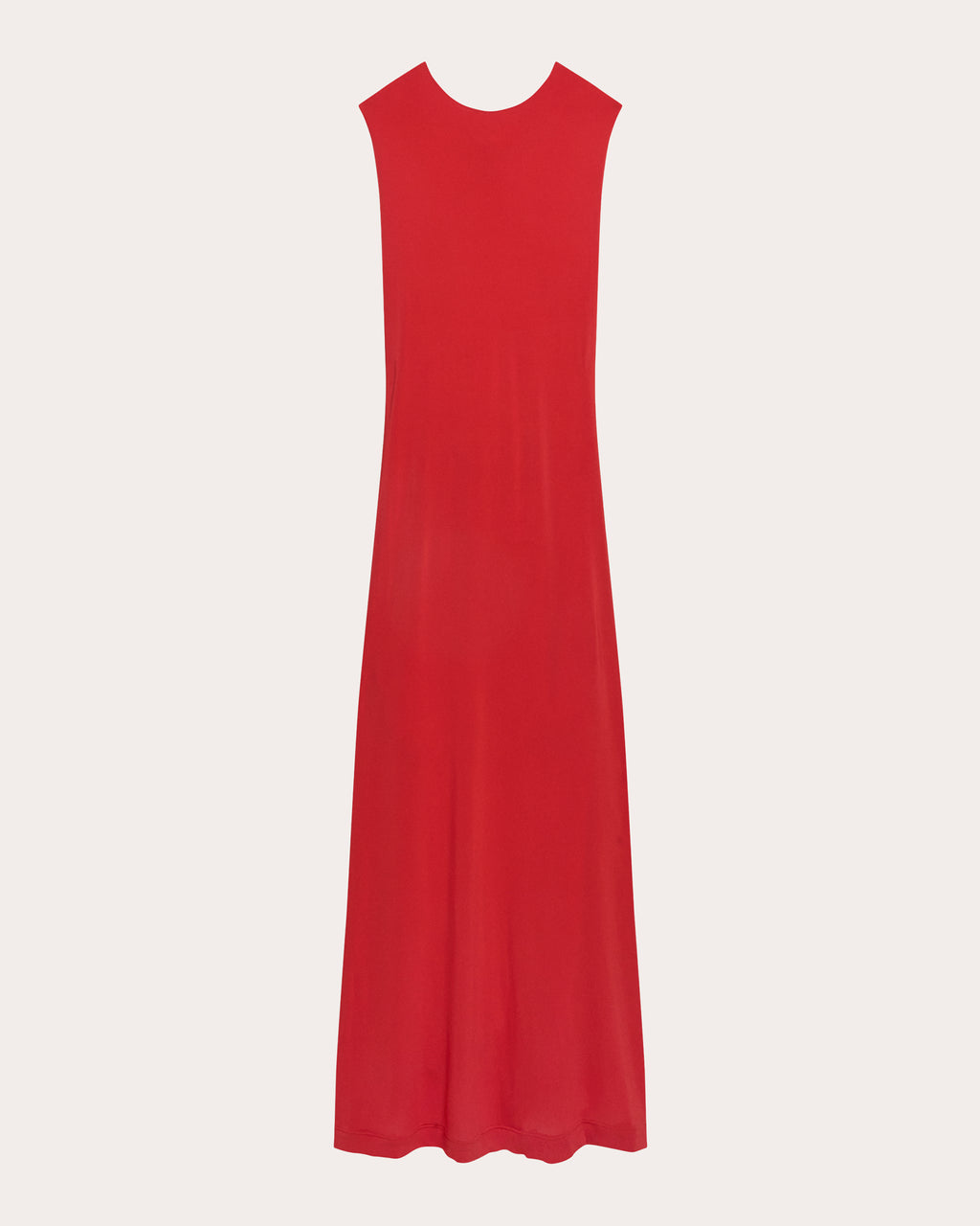 Jersey Knotted Halter Maxi Dress