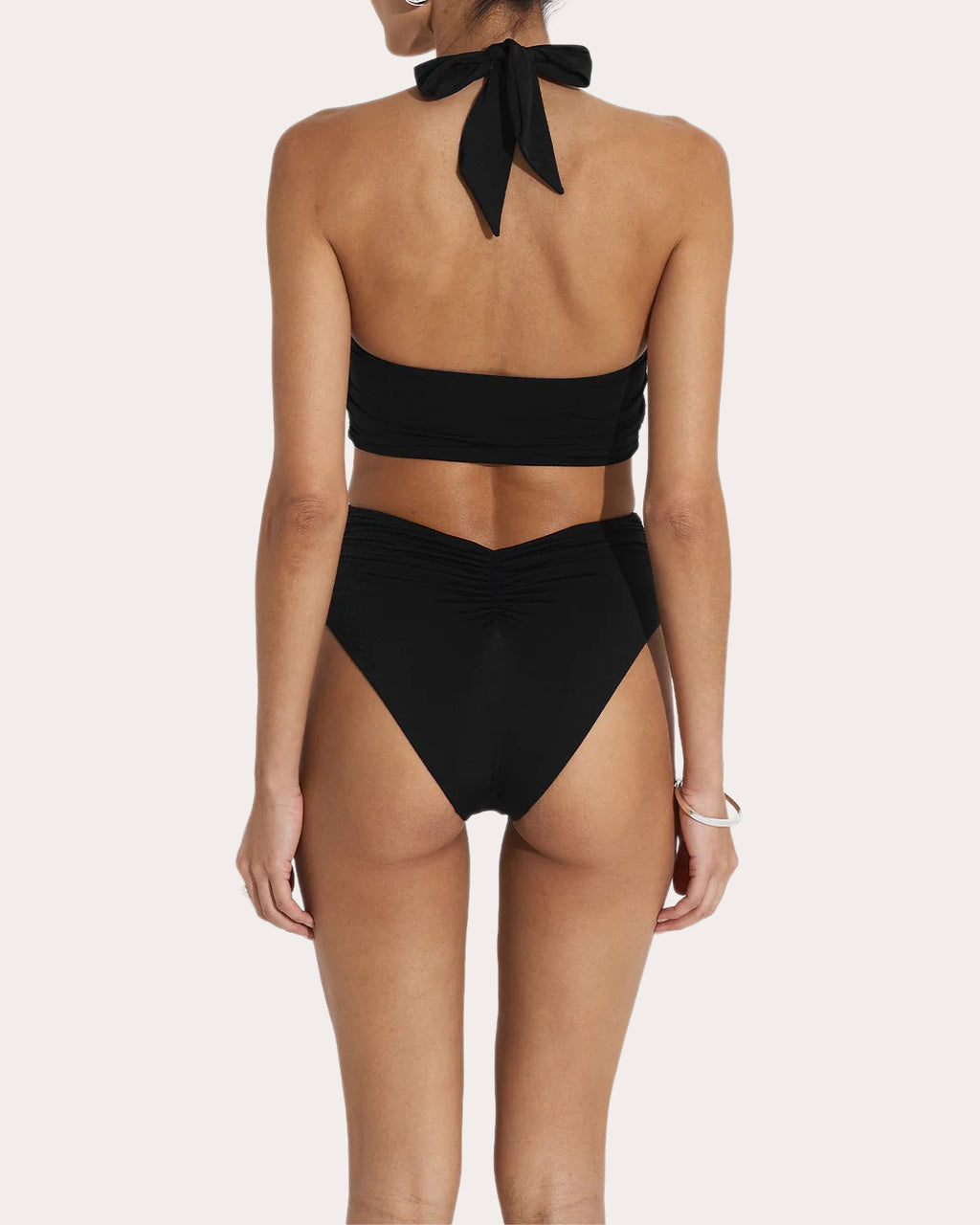 Haven Ruched Underwire Longline Bikini Top