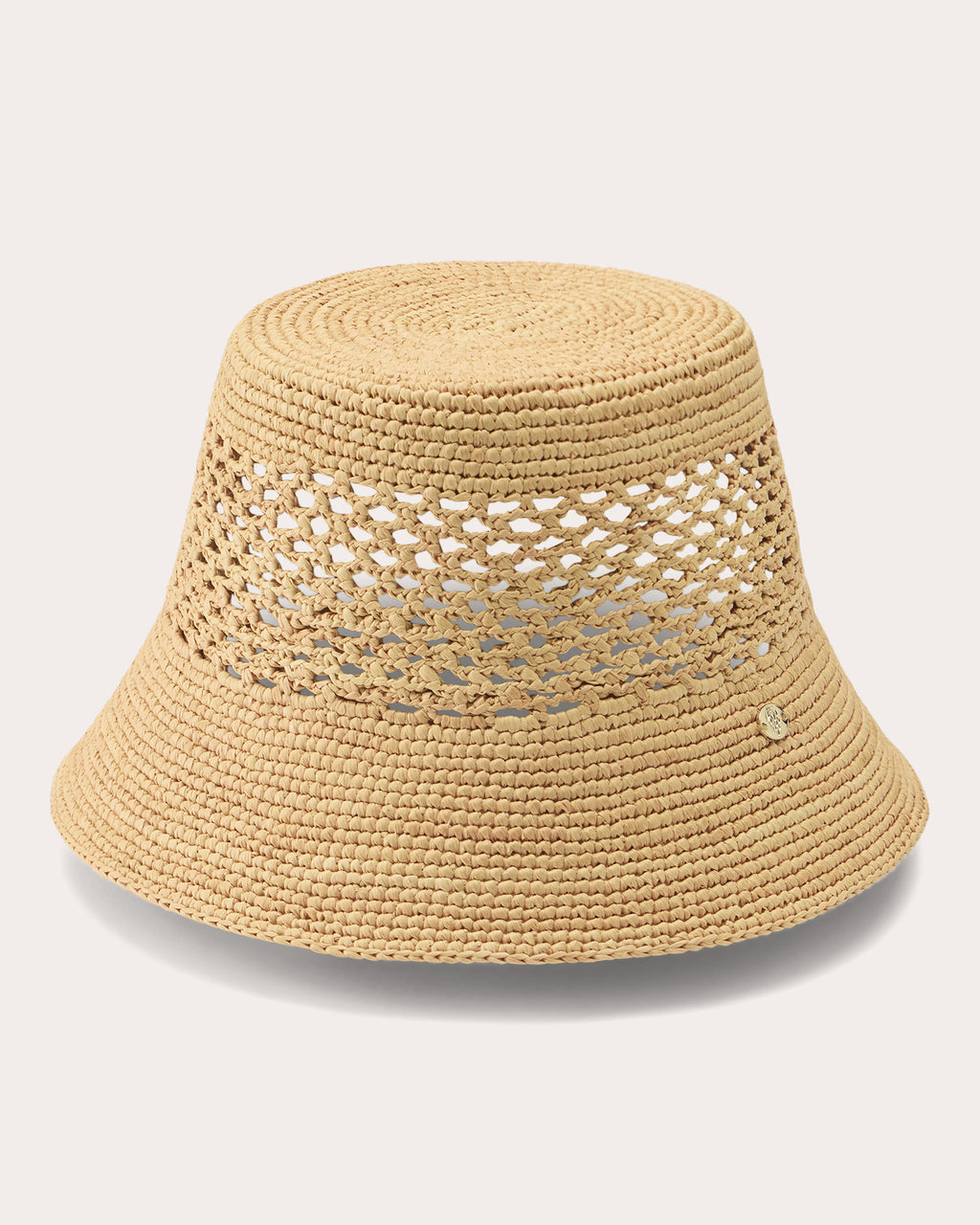 Hana Crocheted Raffia Bucket Hat