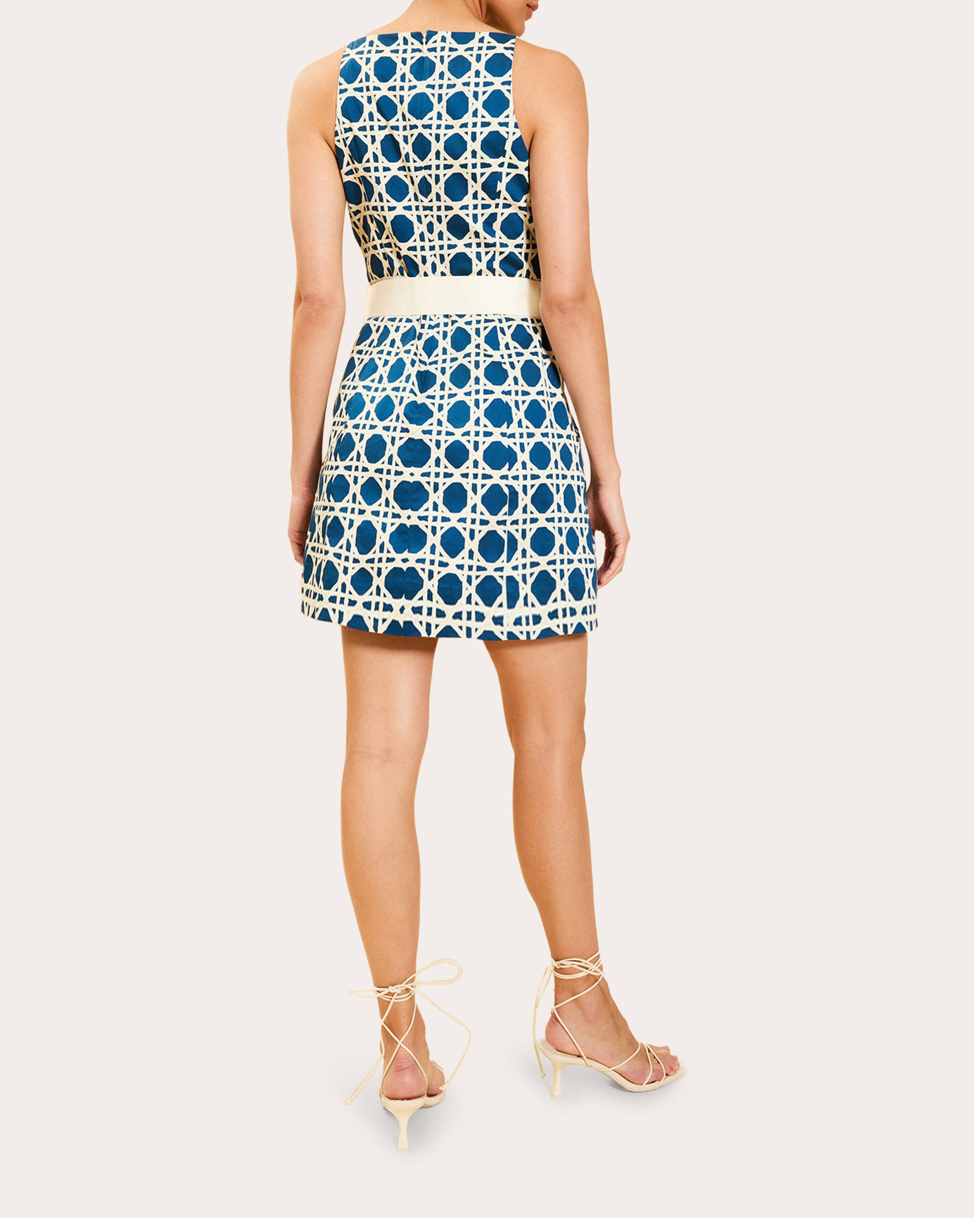 Havana Poplin Belted Mini Dress