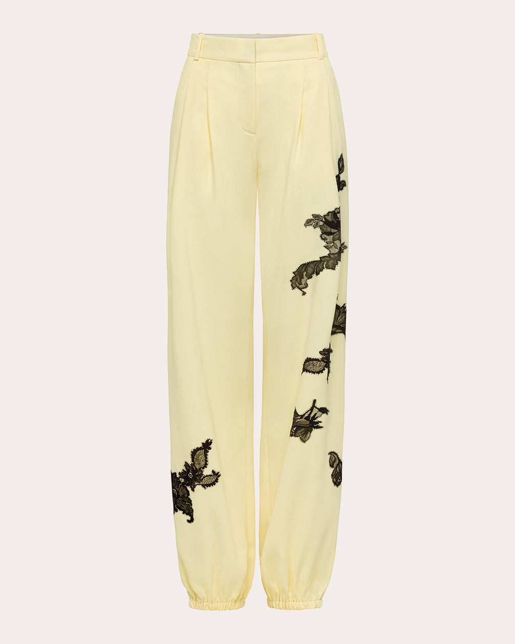 Clifton Lace Crepe Cinched Trousers