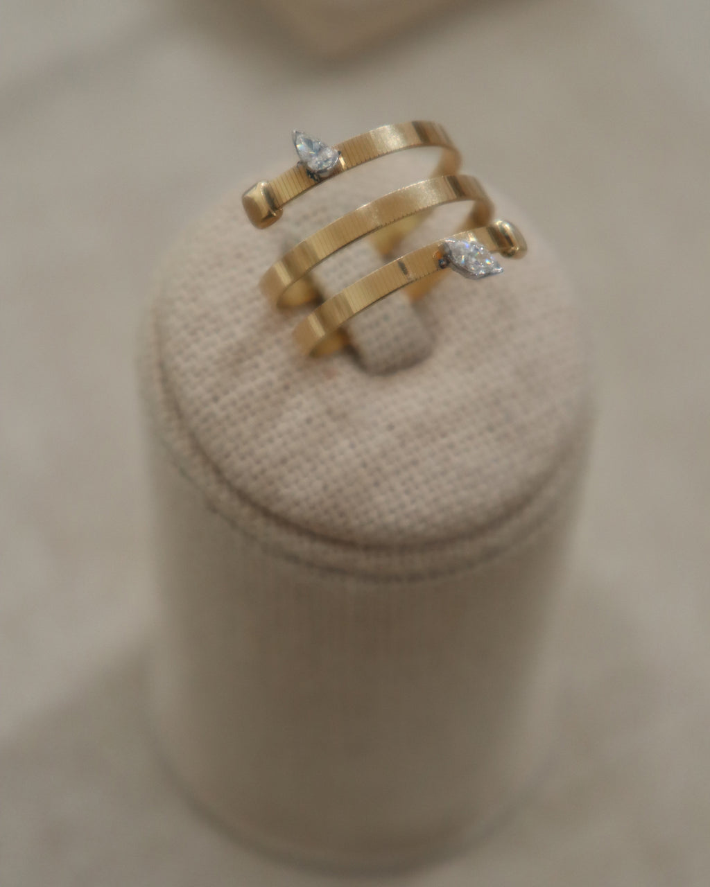 Diamond & 18k Gold Neo Mini MéLange Ring