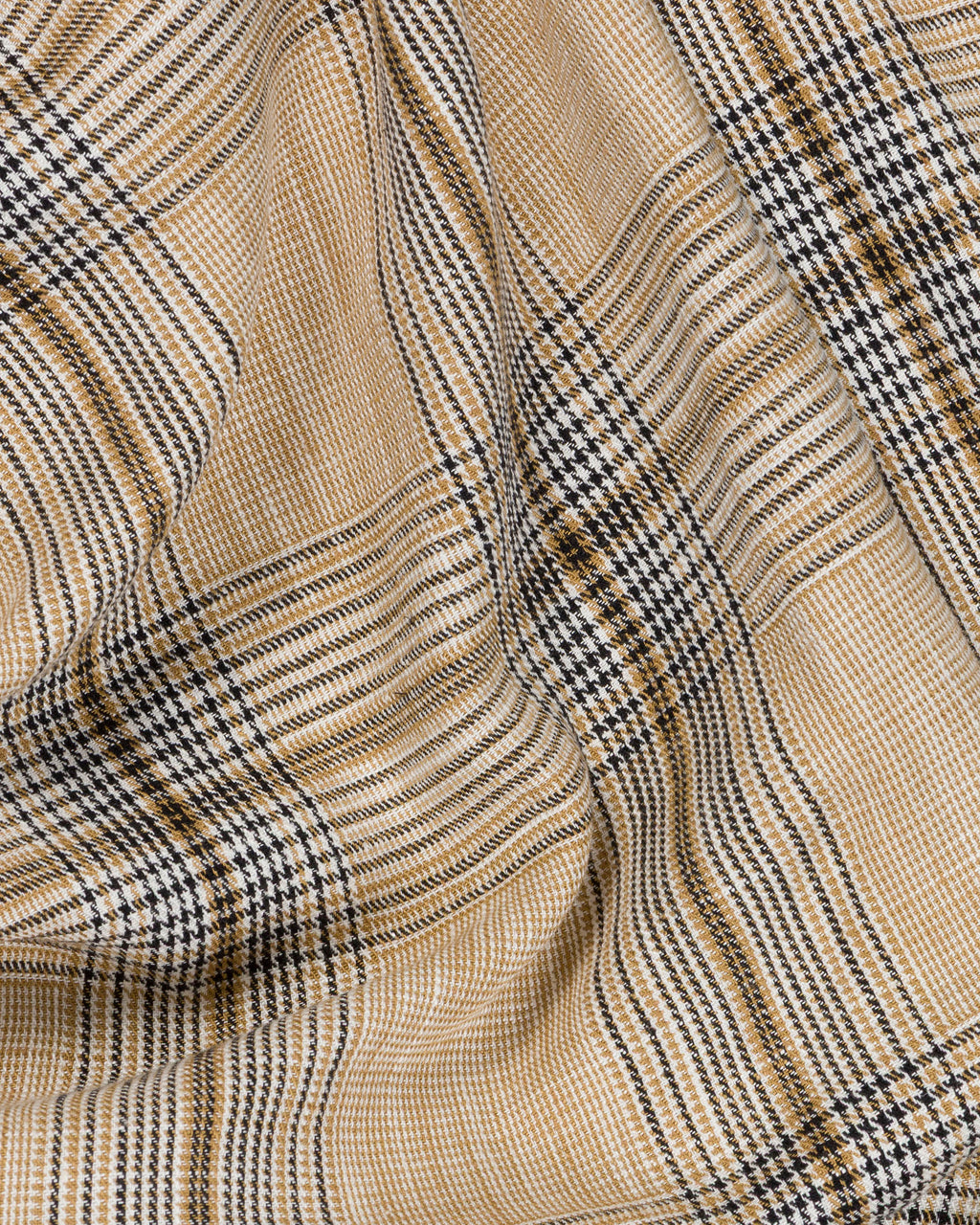 Burke Plaid Draped Midi Dress
