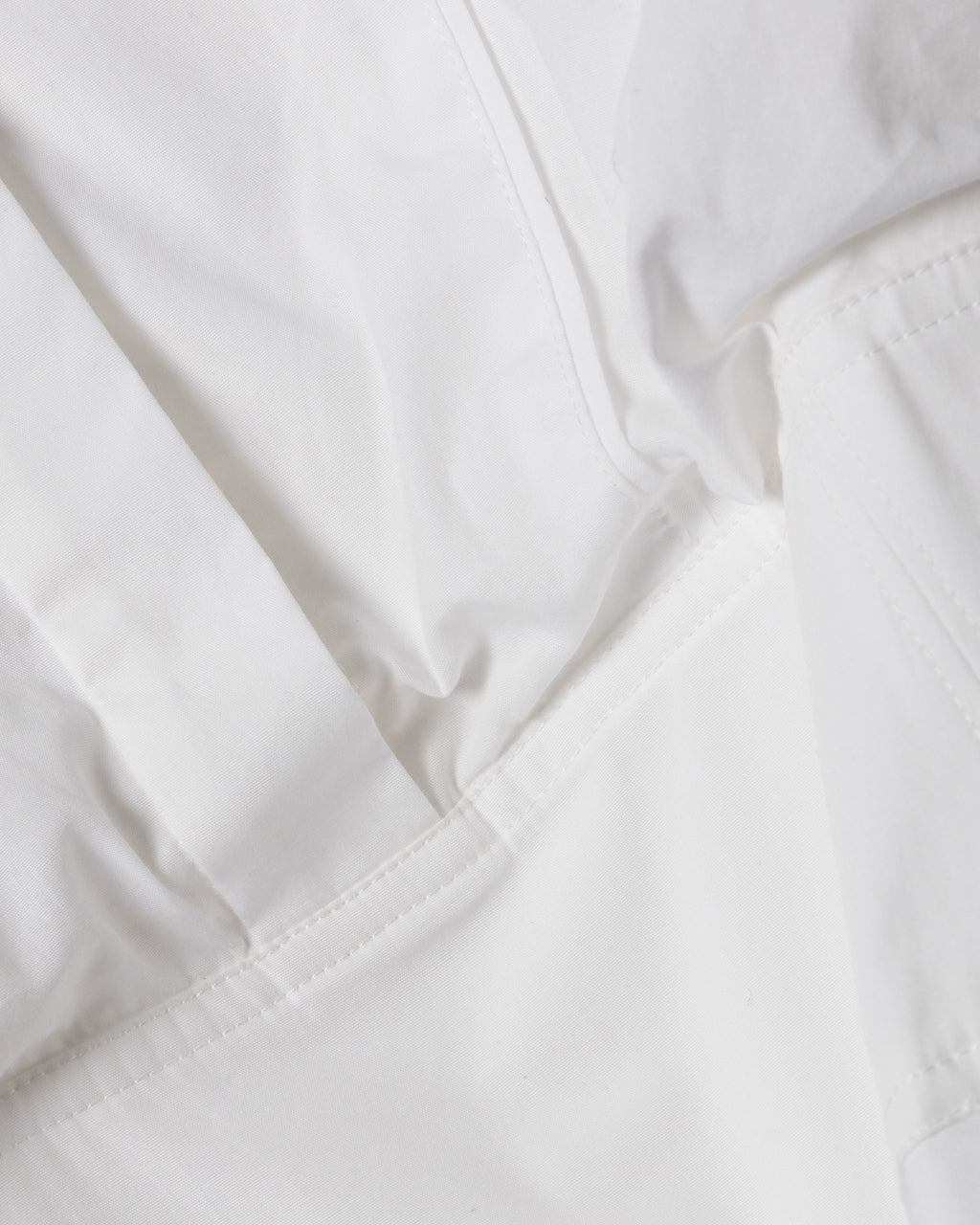 Effie Poplin Bubble-Hem Mini Shirt Dress