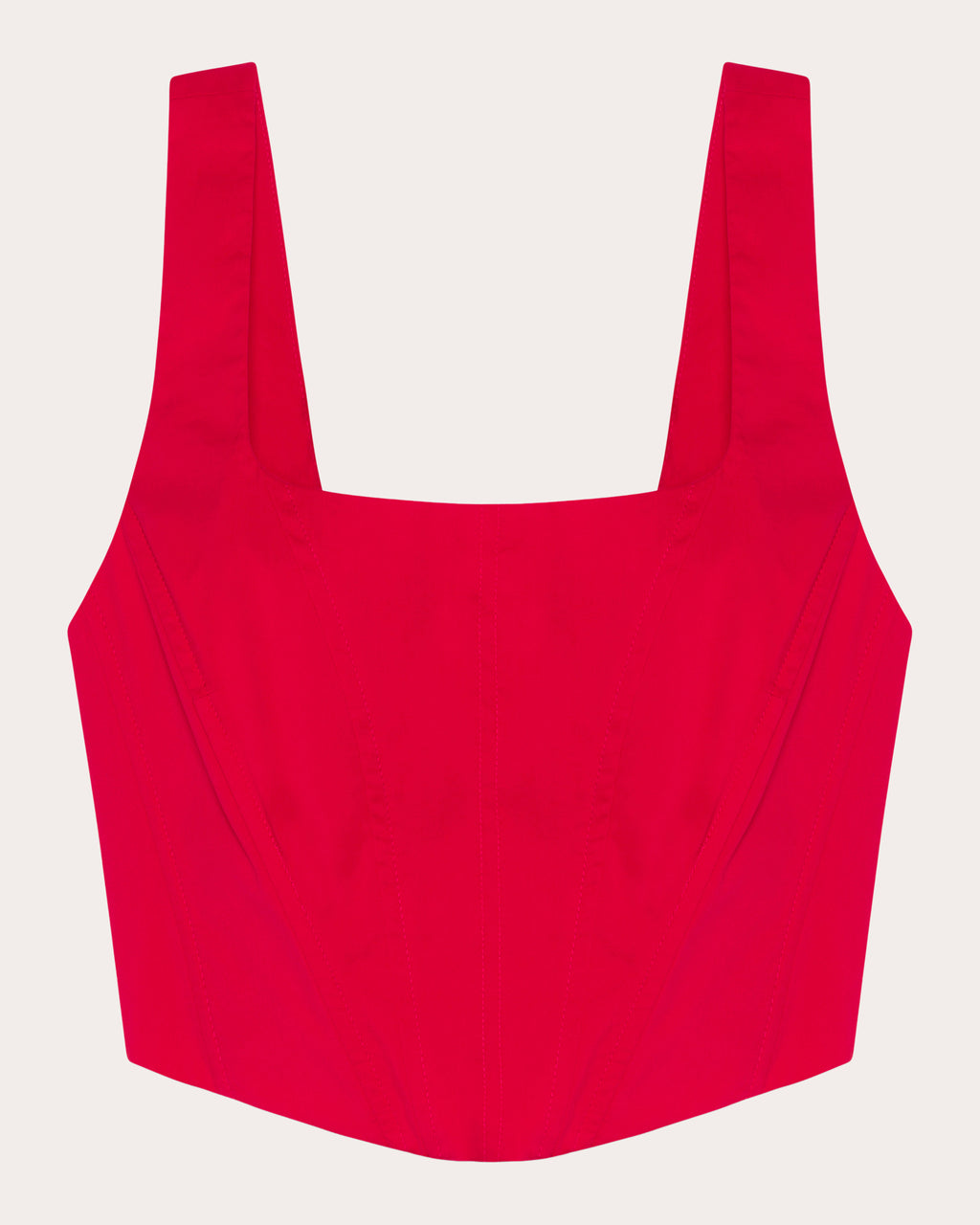 Clio Cotton Poplin Bustier Top
