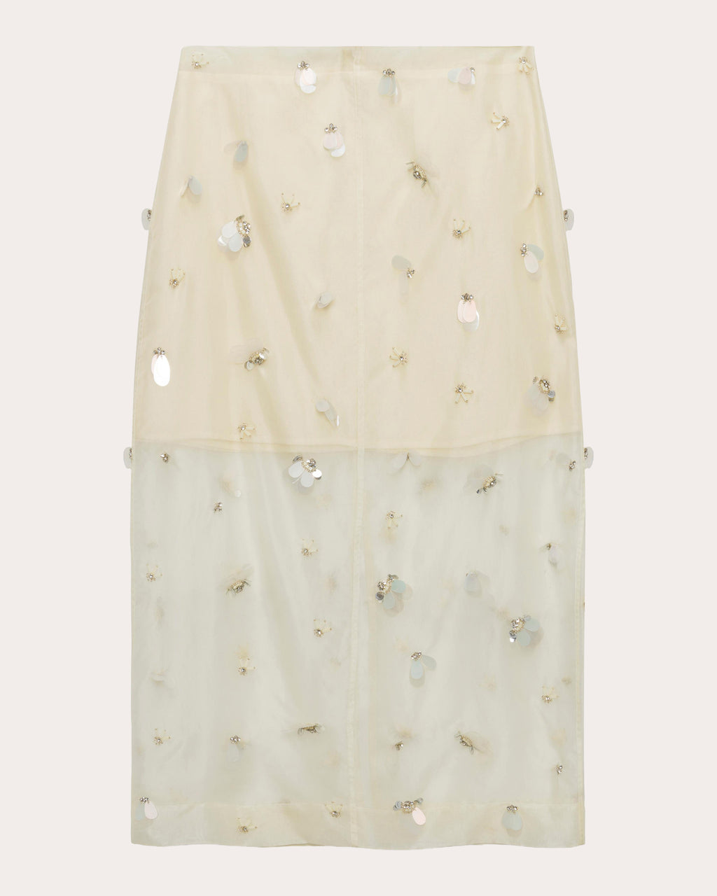 Delilah Embellished Organza Midi Skirt