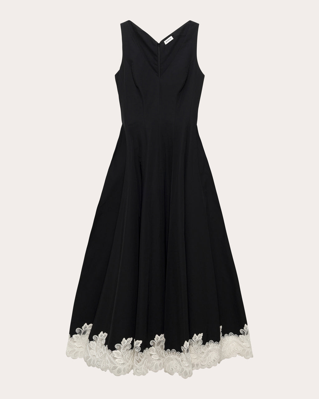 Mira Faille Lace Fit & Flare Dress