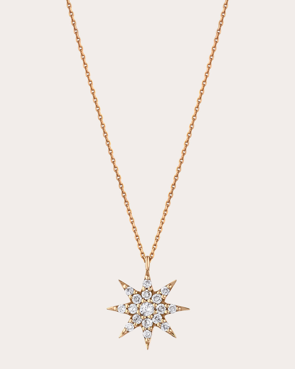 Diamond Venus Star Pendant Necklace