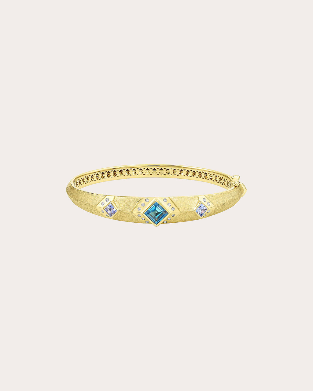 Diamond & Blue Topaz Stardust Bracelet