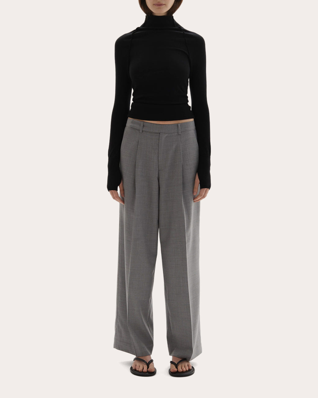 Ila Pleated Wool Trousers