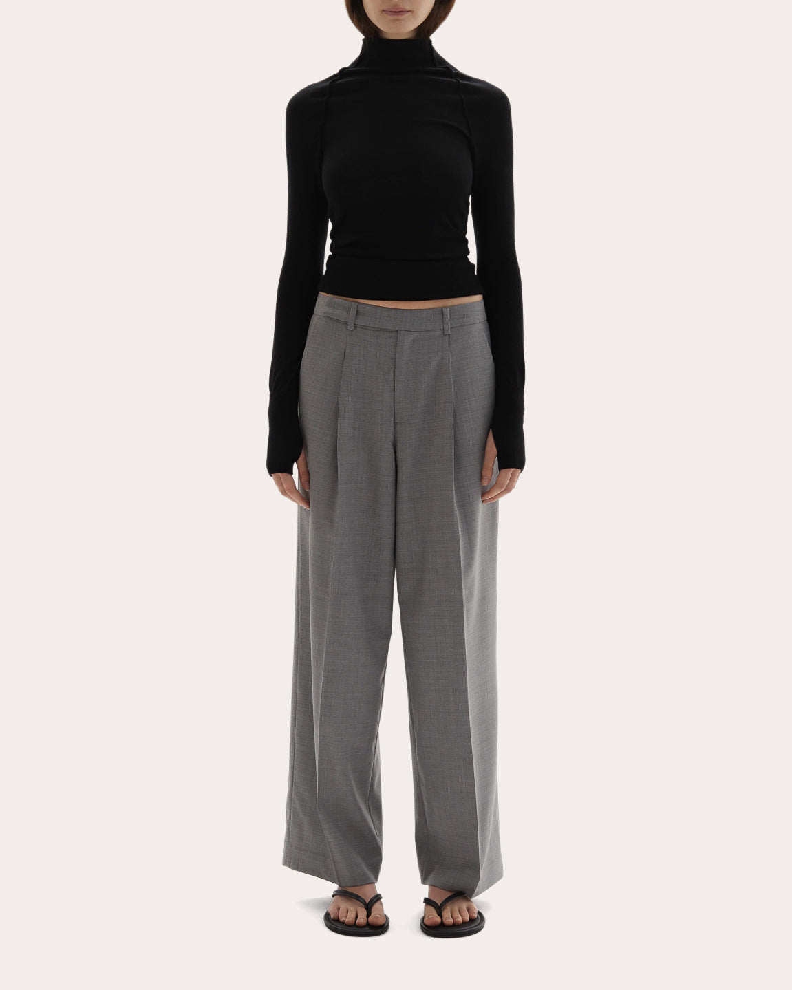 Ila Pleated Wool Trousers