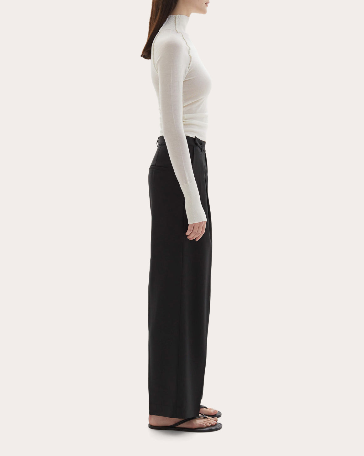 Ila Pleated Wool Trousers