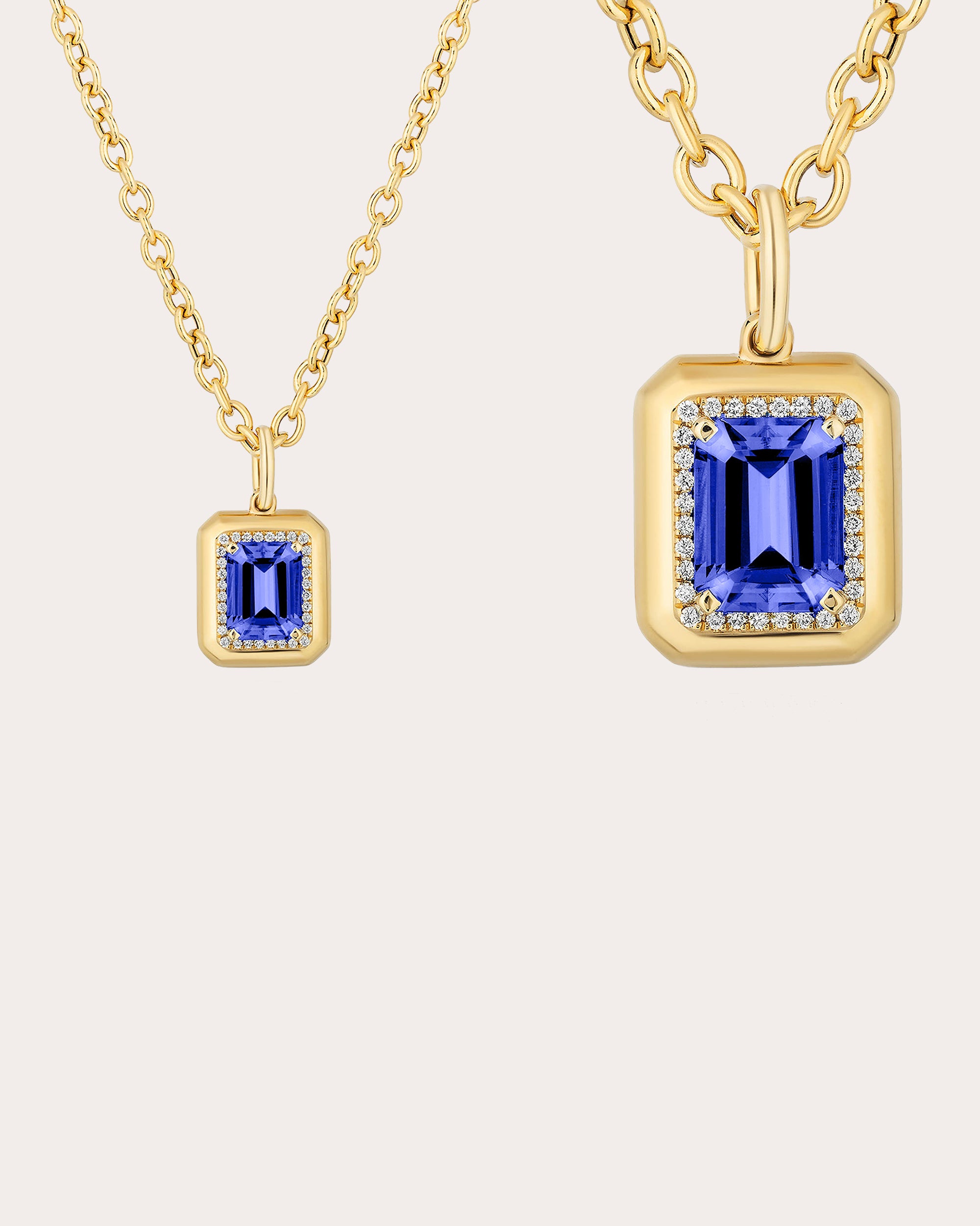 Tanzanite & 18k Gold Limited Edition Emerald-Cut Pendant Necklace