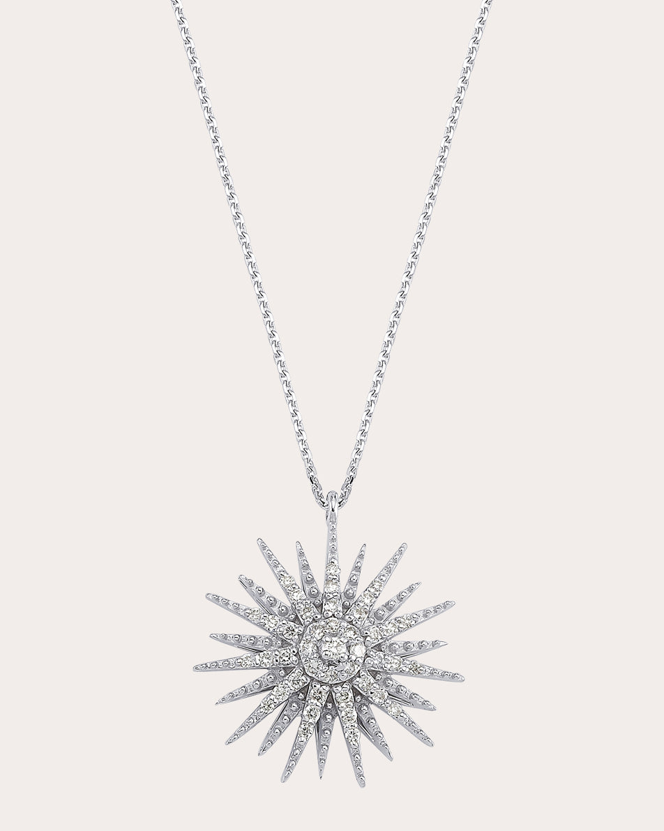 Diamond Jardin Star Pendant Necklace
