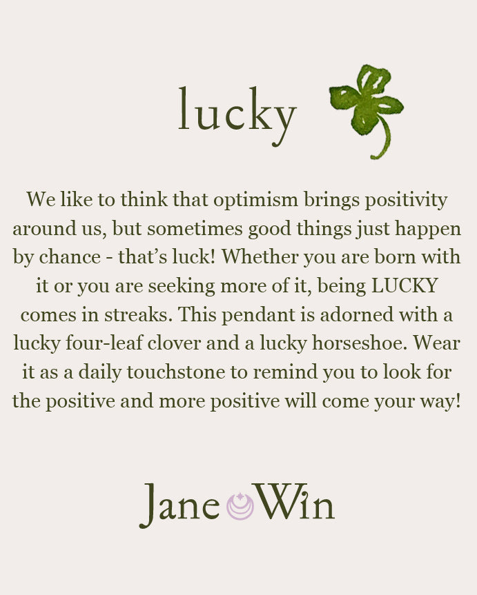 LUCKY Original Coin Pendant Necklace