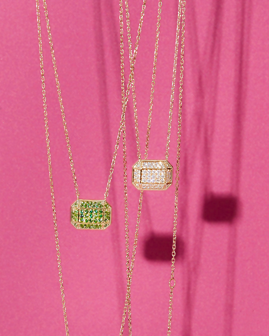 Diamond & 14k Gold Spark Pendant Necklace