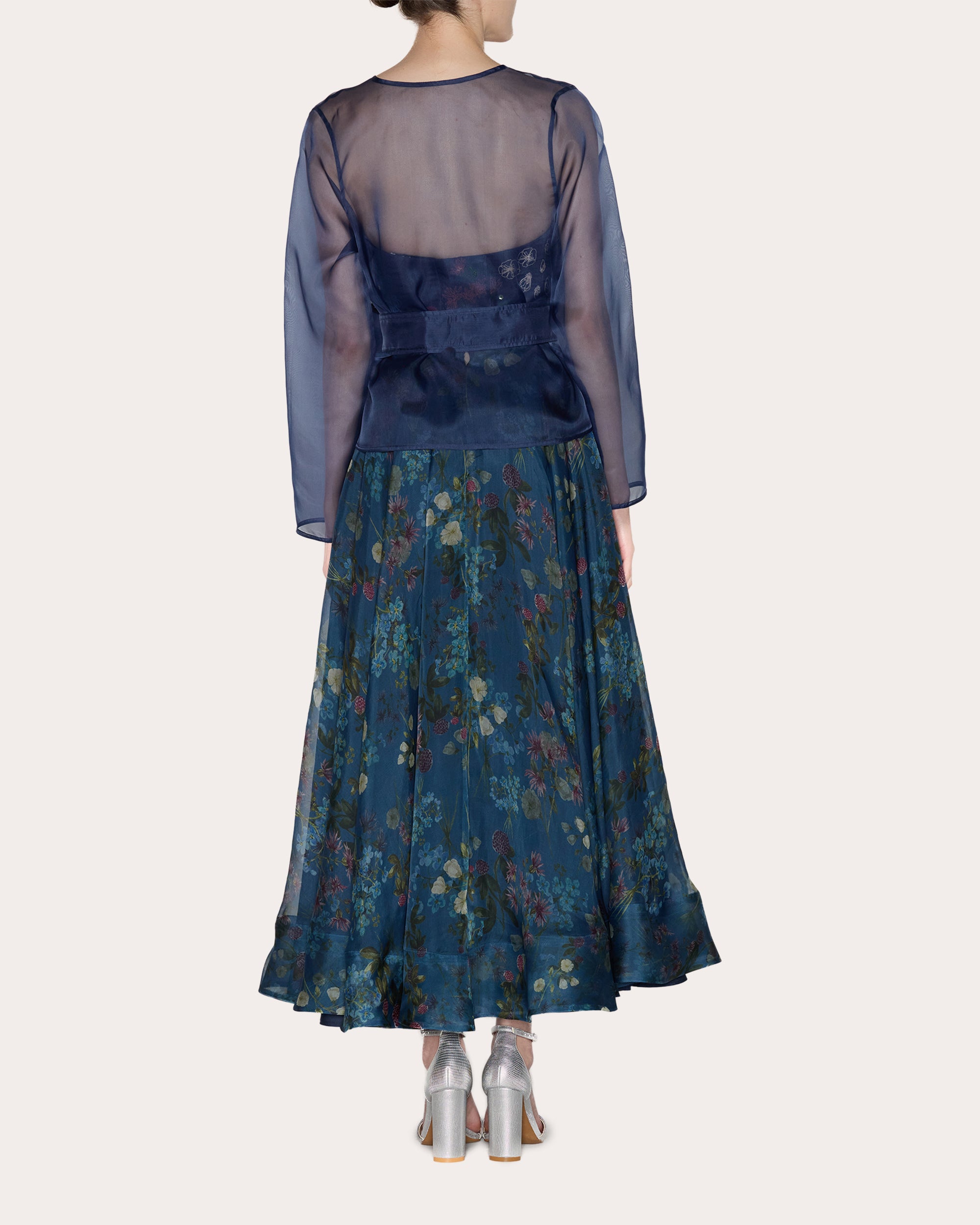 Time Sheer Silk Organza Jacket