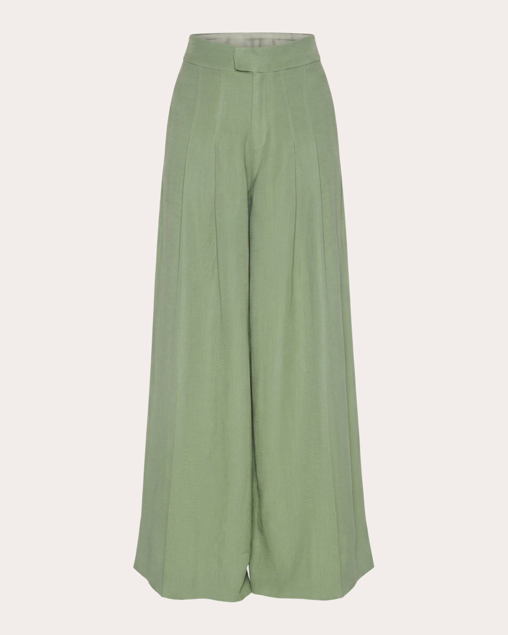 Being Linen Pleated Wide-Leg Pants