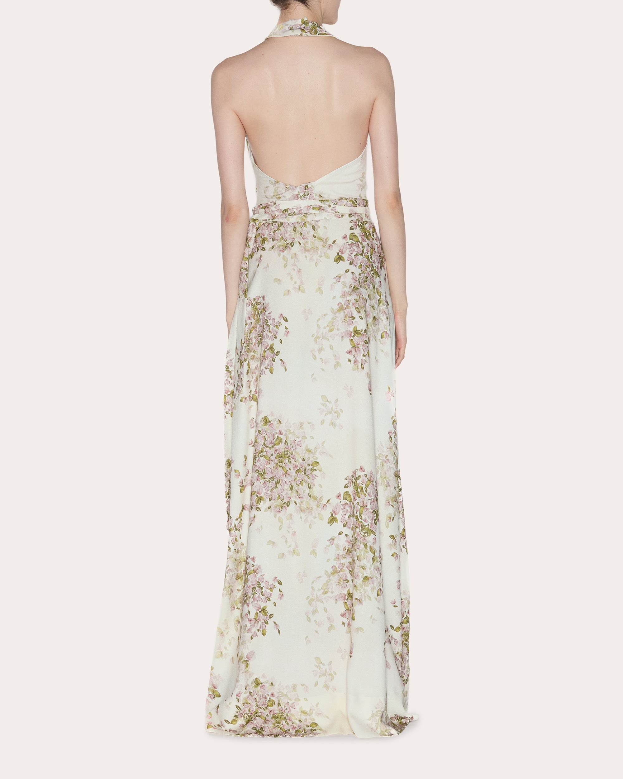 Grace Floral Crepe de Chine Maxi Skirt