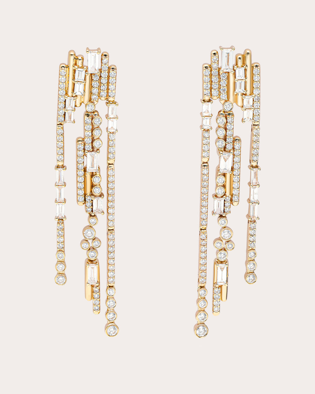 Diamond & 14k Gold Ethereal Glam Drop Earrings