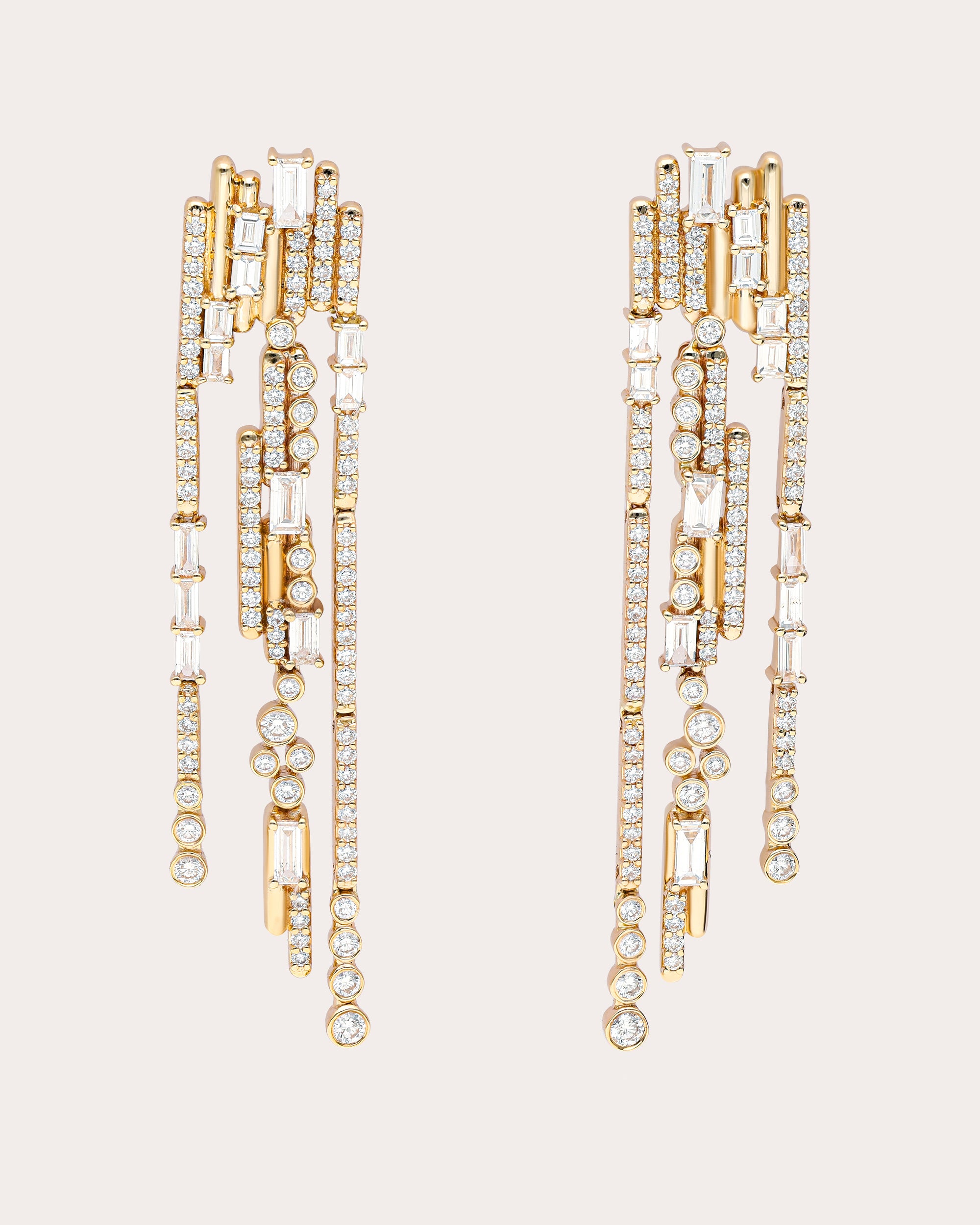 Diamond & 14k Gold Ethereal Glam Drop Earrings