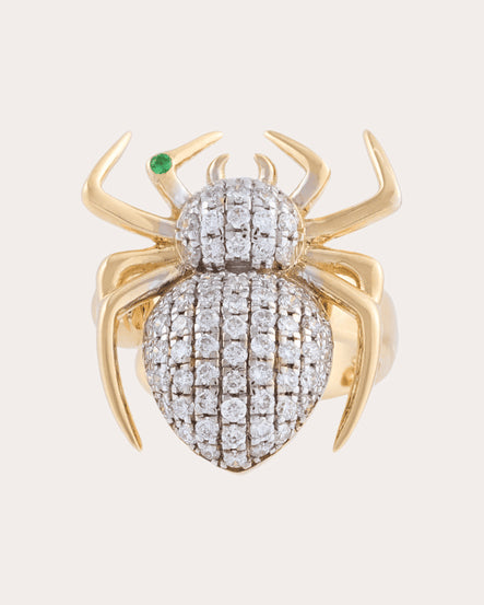 Diamond & 18k Gold Lola Spider Ear Cuff