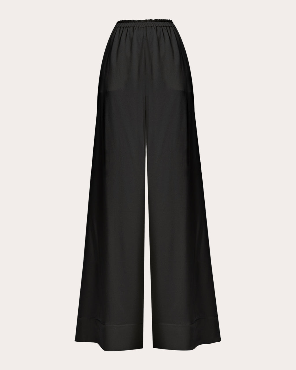 Lourdes Silk Wide-Leg Pants