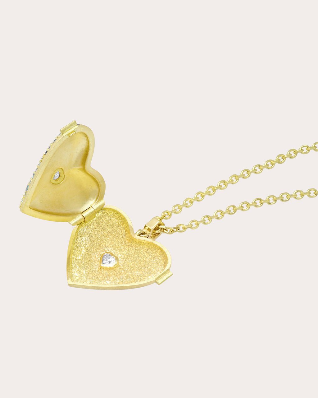 Sapphire & Aquamarine Luck N Love Locket Necklace