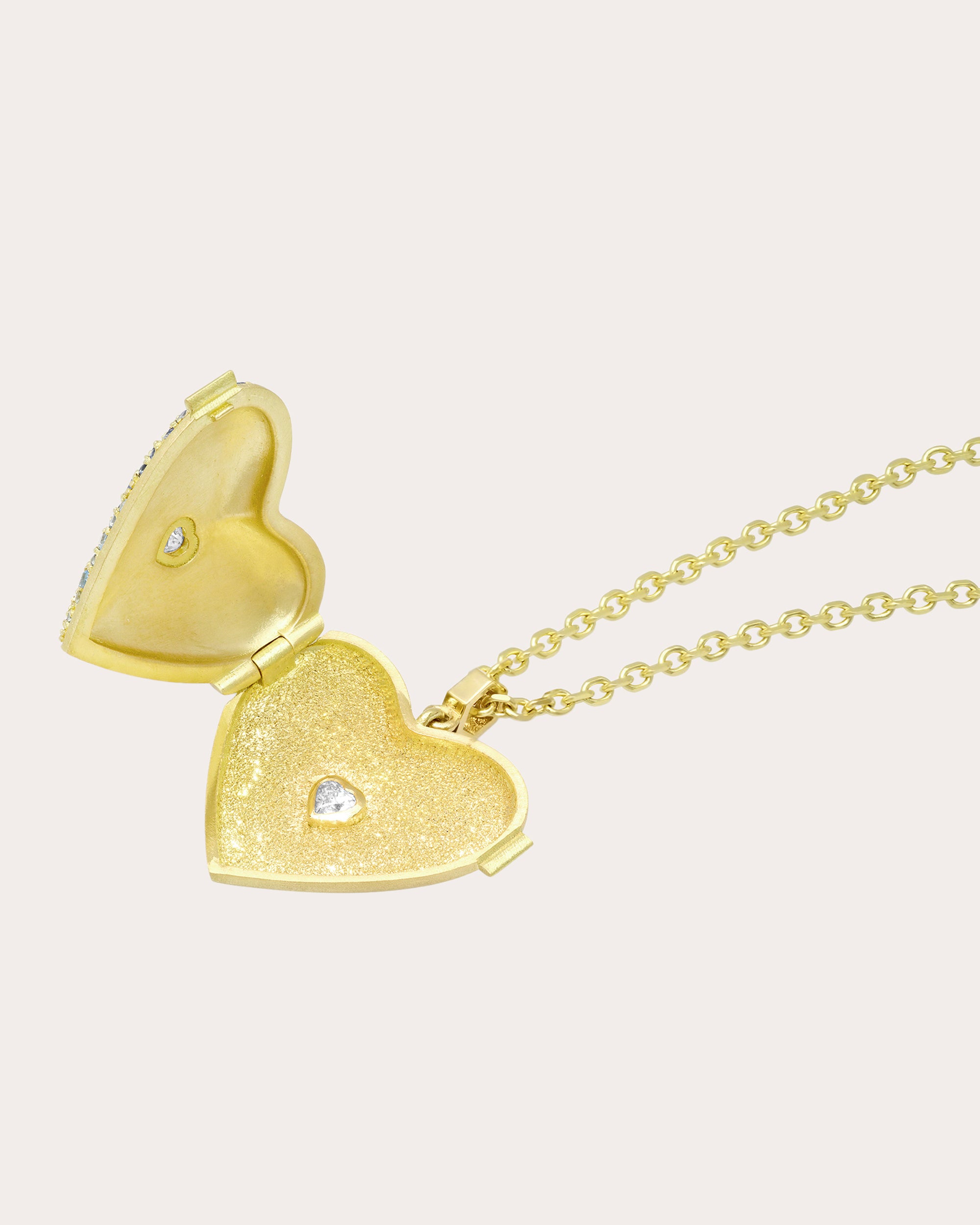 Sapphire & Aquamarine Luck N Love Locket Necklace