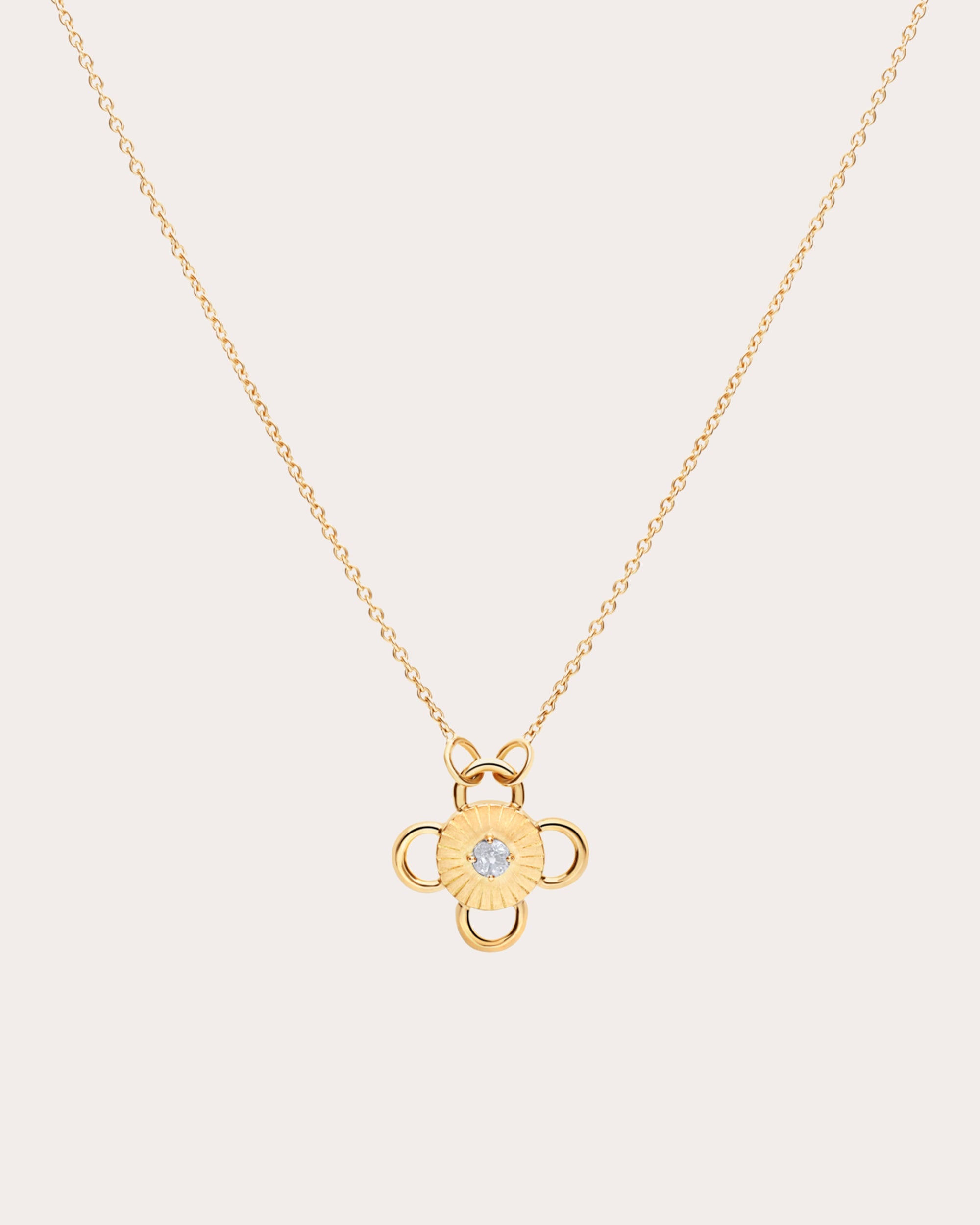 Diamond & 18k Gold Baby Bolt Pendant Necklace