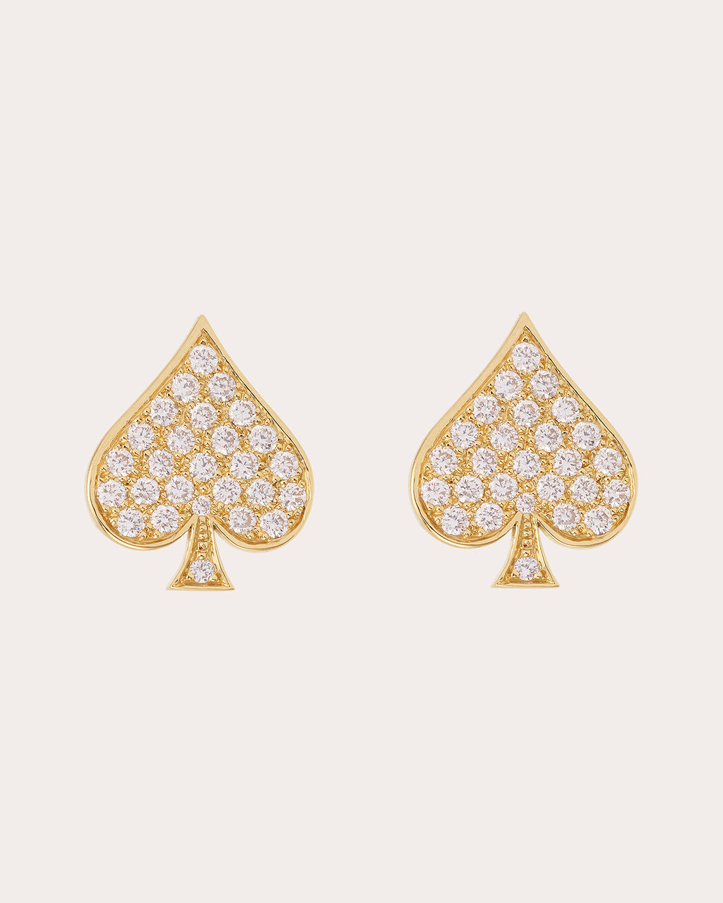 Diamond & 18k Gold Justice Stud Earrings