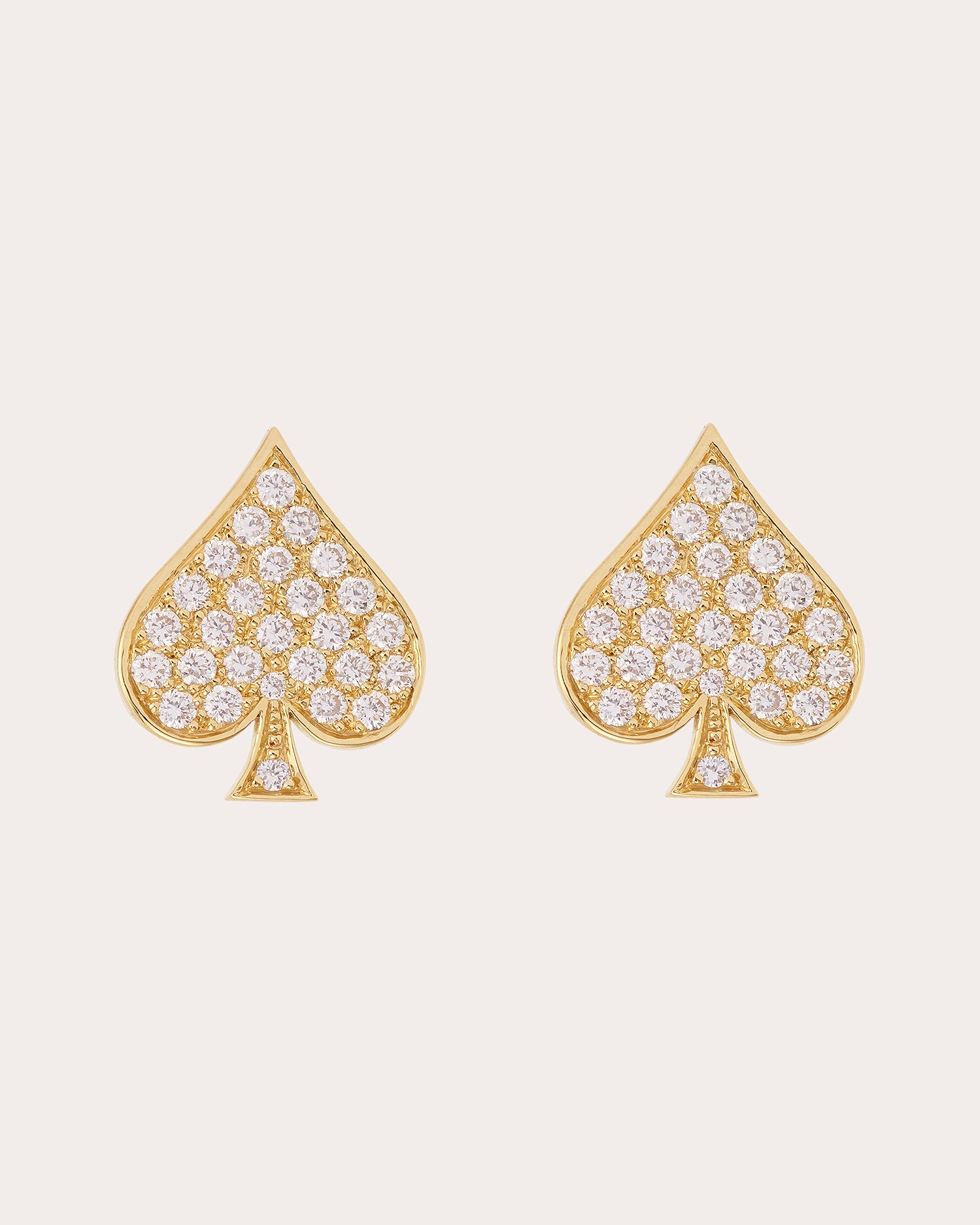 Diamond & 18k Gold Justice Stud Earrings